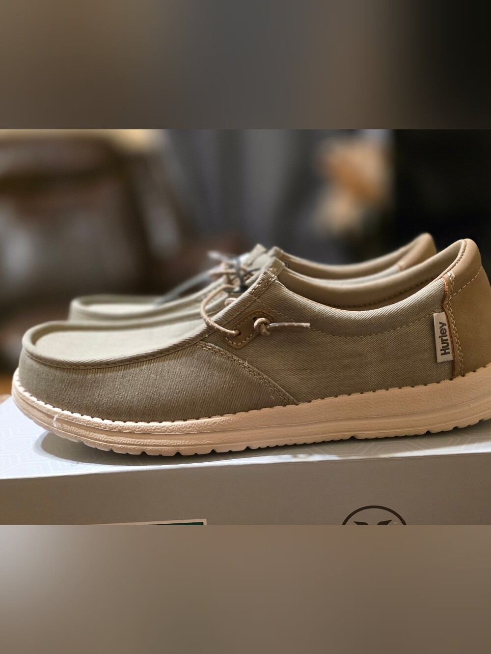 Hurley Men’s Slip-On Loafers in Tan